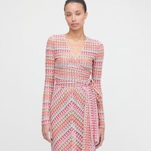 Hill House Home The Aviva Wrap Top - Pastel Crochet Knit Size XS